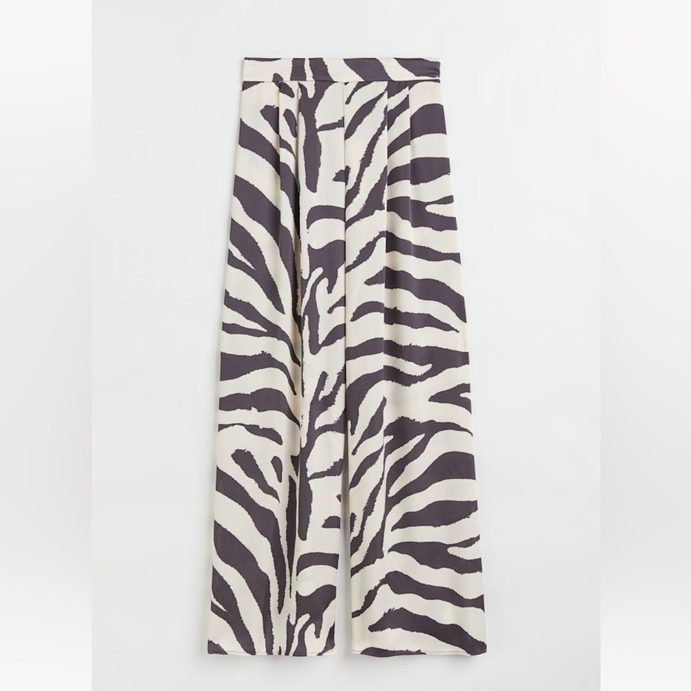 Printed Wide Leg Pant